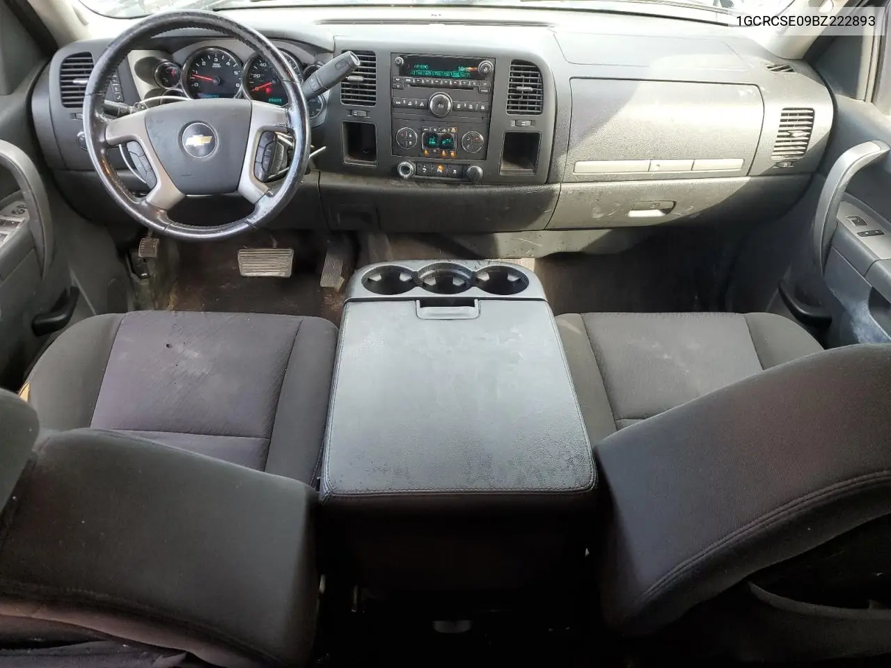 1GCRCSE09BZ222893 2011 Chevrolet Silverado C1500 Lt