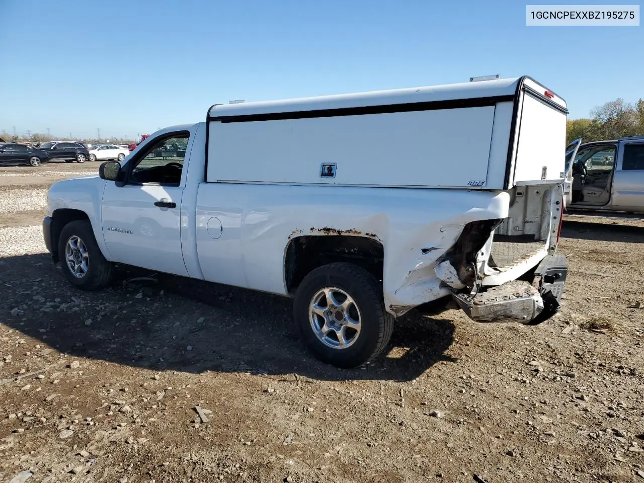 1GCNCPEXXBZ195275 2011 Chevrolet Silverado C1500