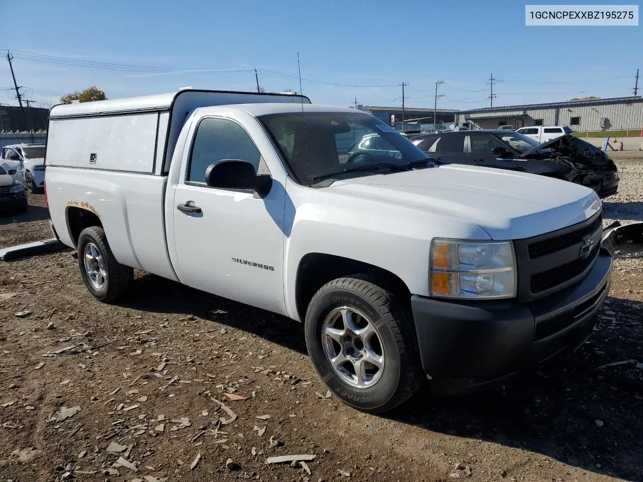 1GCNCPEXXBZ195275 2011 Chevrolet Silverado C1500