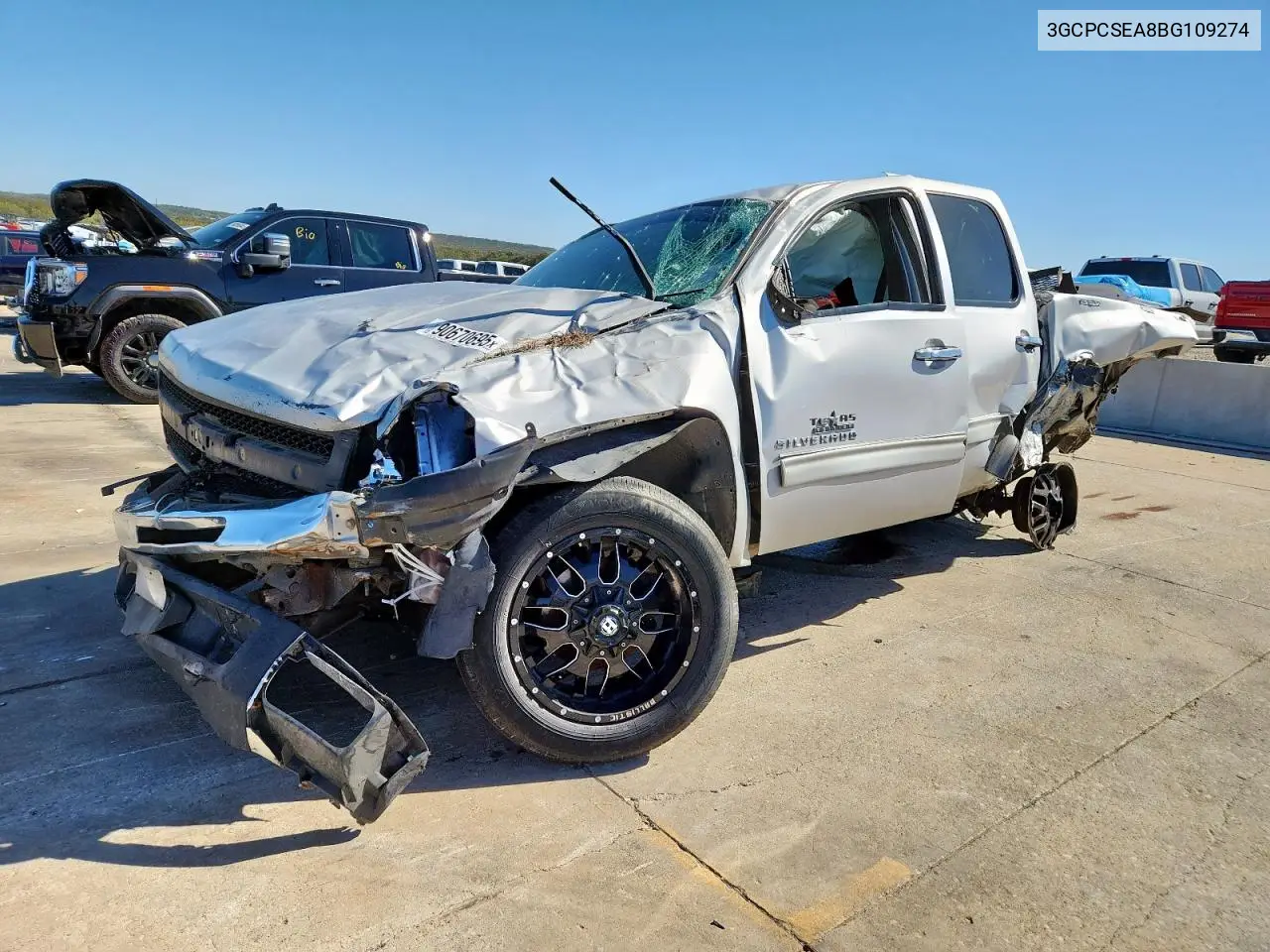 3GCPCSEA8BG109274 2011 Chevrolet Silverado C1500 Lt