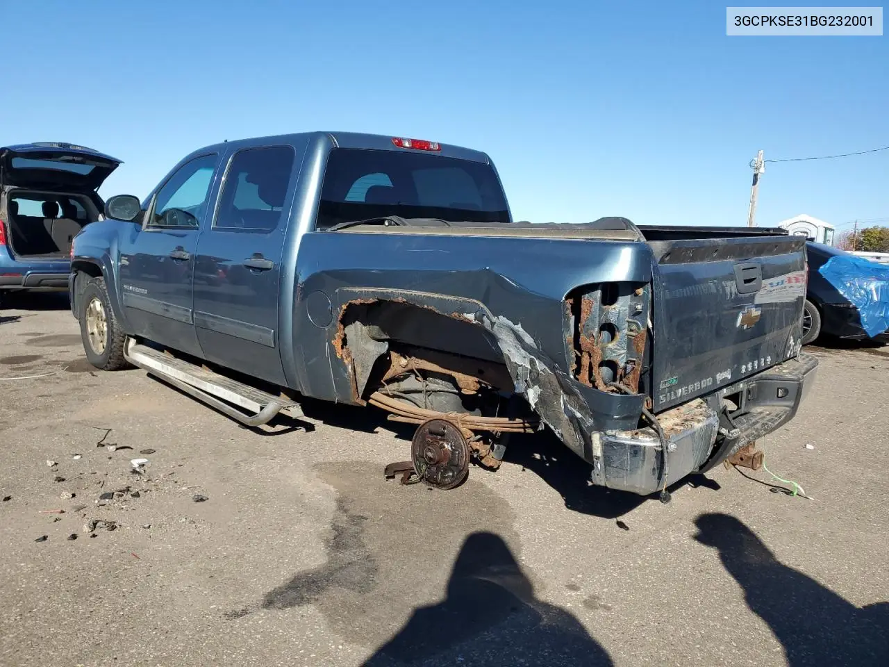 3GCPKSE31BG232001 2011 Chevrolet Silverado K1500 Lt