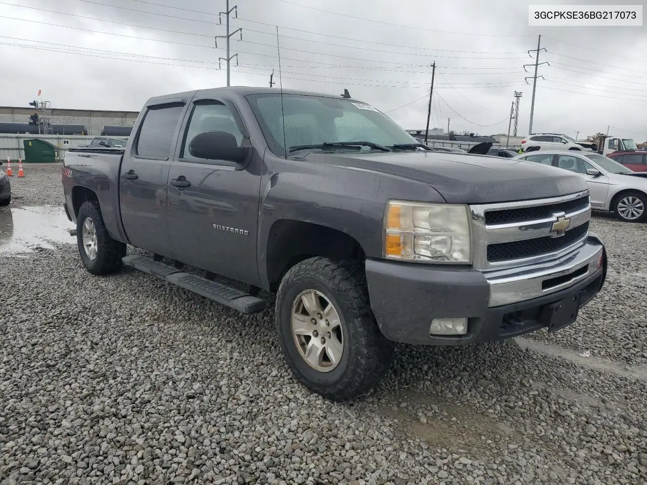 3GCPKSE36BG217073 2011 Chevrolet Silverado K1500 Lt