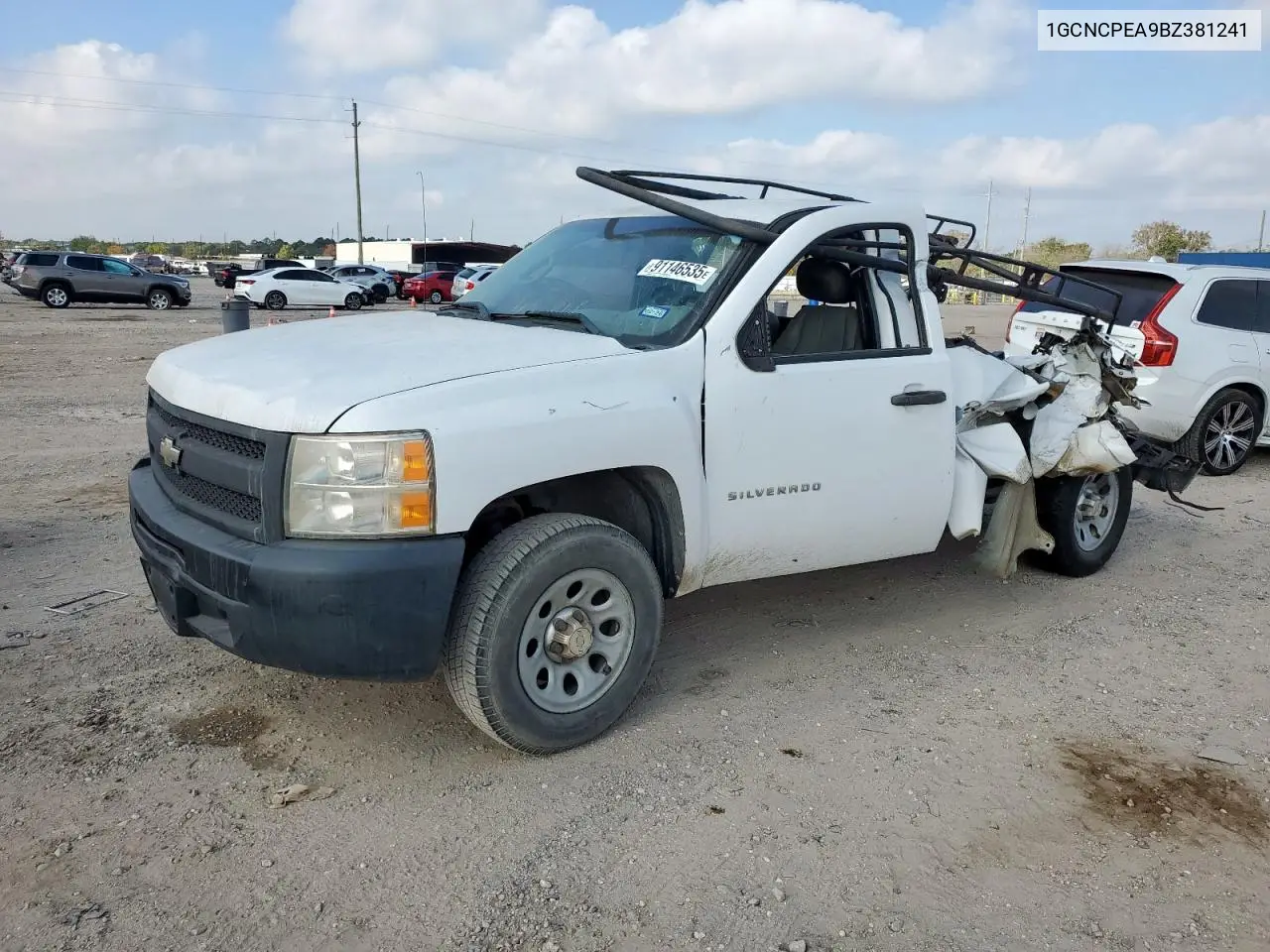 1GCNCPEA9BZ381241 2011 Chevrolet Silverado C1500