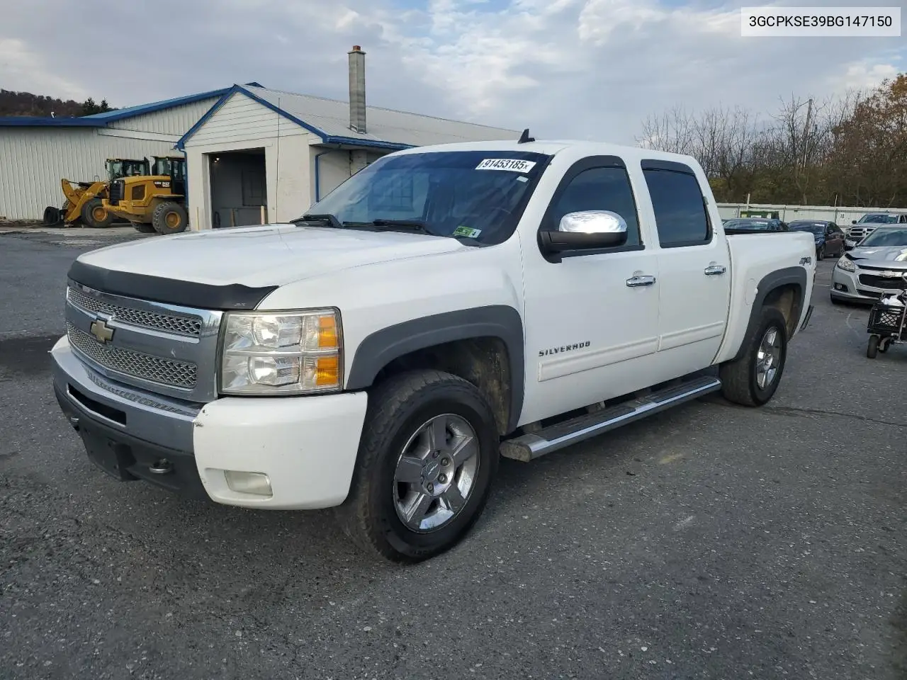 3GCPKSE39BG147150 2011 Chevrolet Silverado K1500 Lt