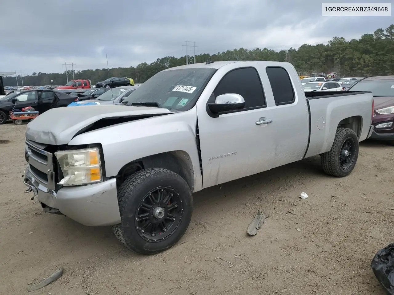 1GCRCREAXBZ349668 2011 Chevrolet Silverado C1500 Ls