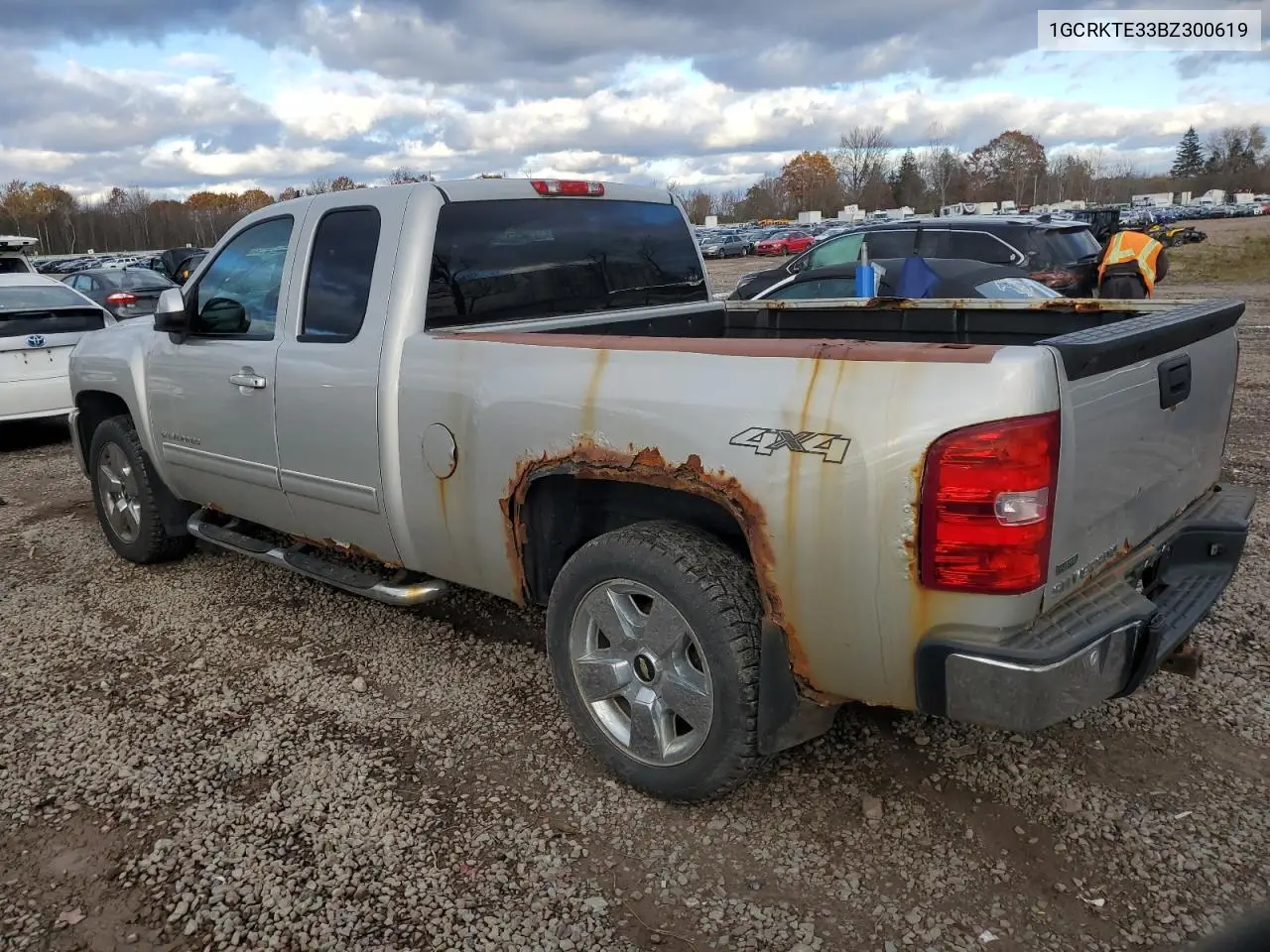 1GCRKTE33BZ300619 2011 Chevrolet Silverado K1500 Ltz
