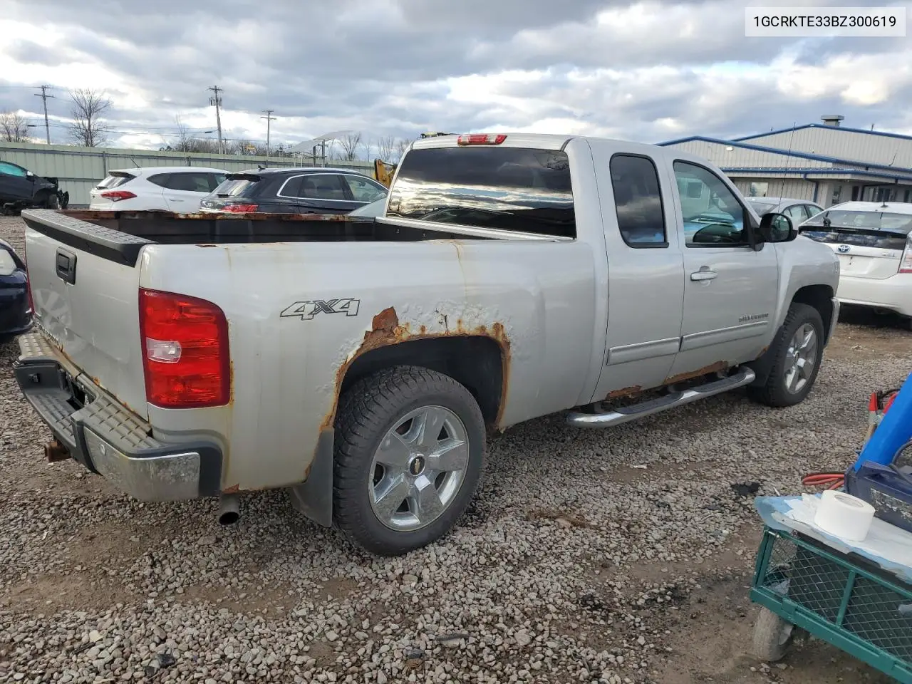 1GCRKTE33BZ300619 2011 Chevrolet Silverado K1500 Ltz