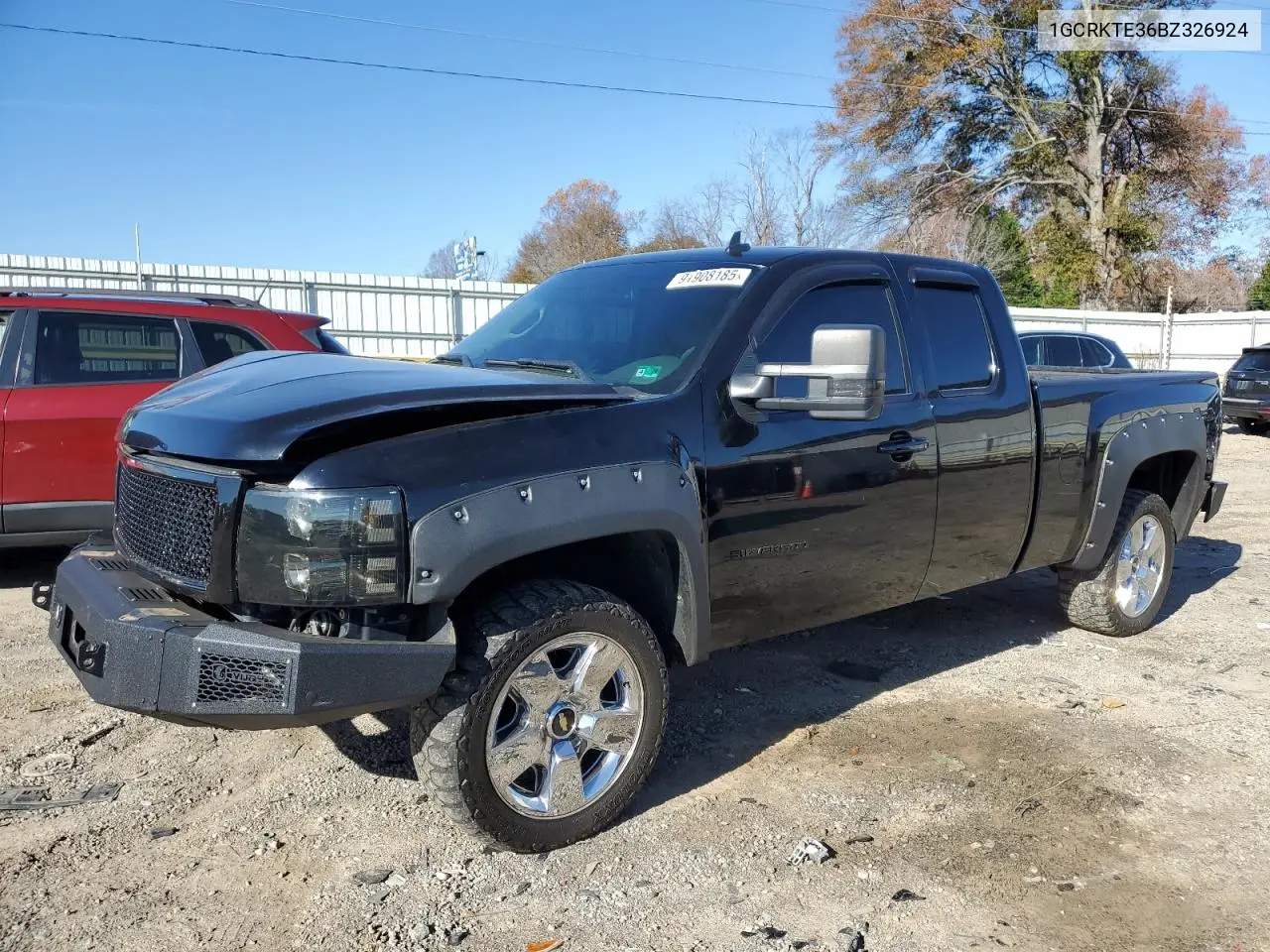 1GCRKTE36BZ326924 2011 Chevrolet Silverado K1500 Ltz
