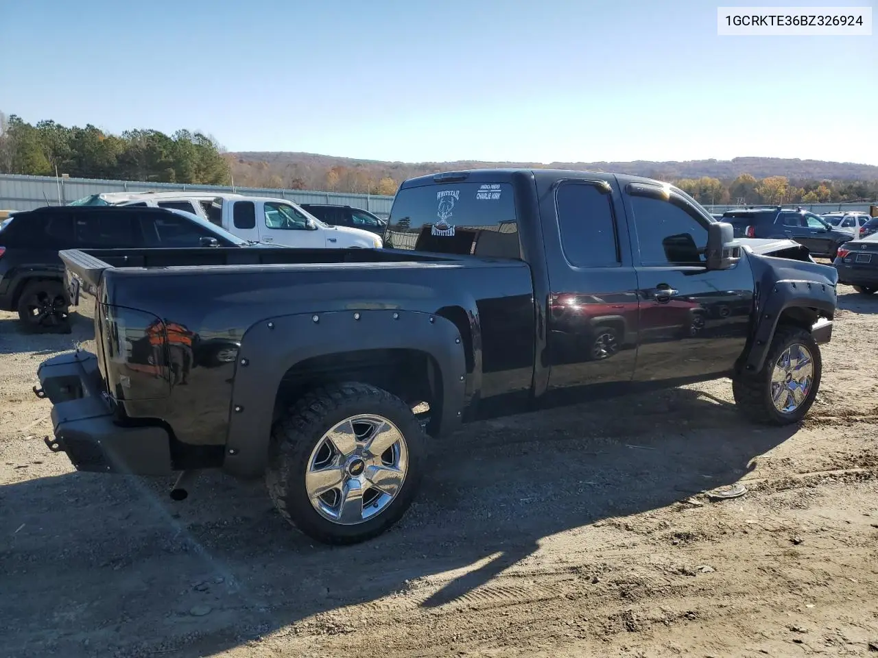 1GCRKTE36BZ326924 2011 Chevrolet Silverado K1500 Ltz