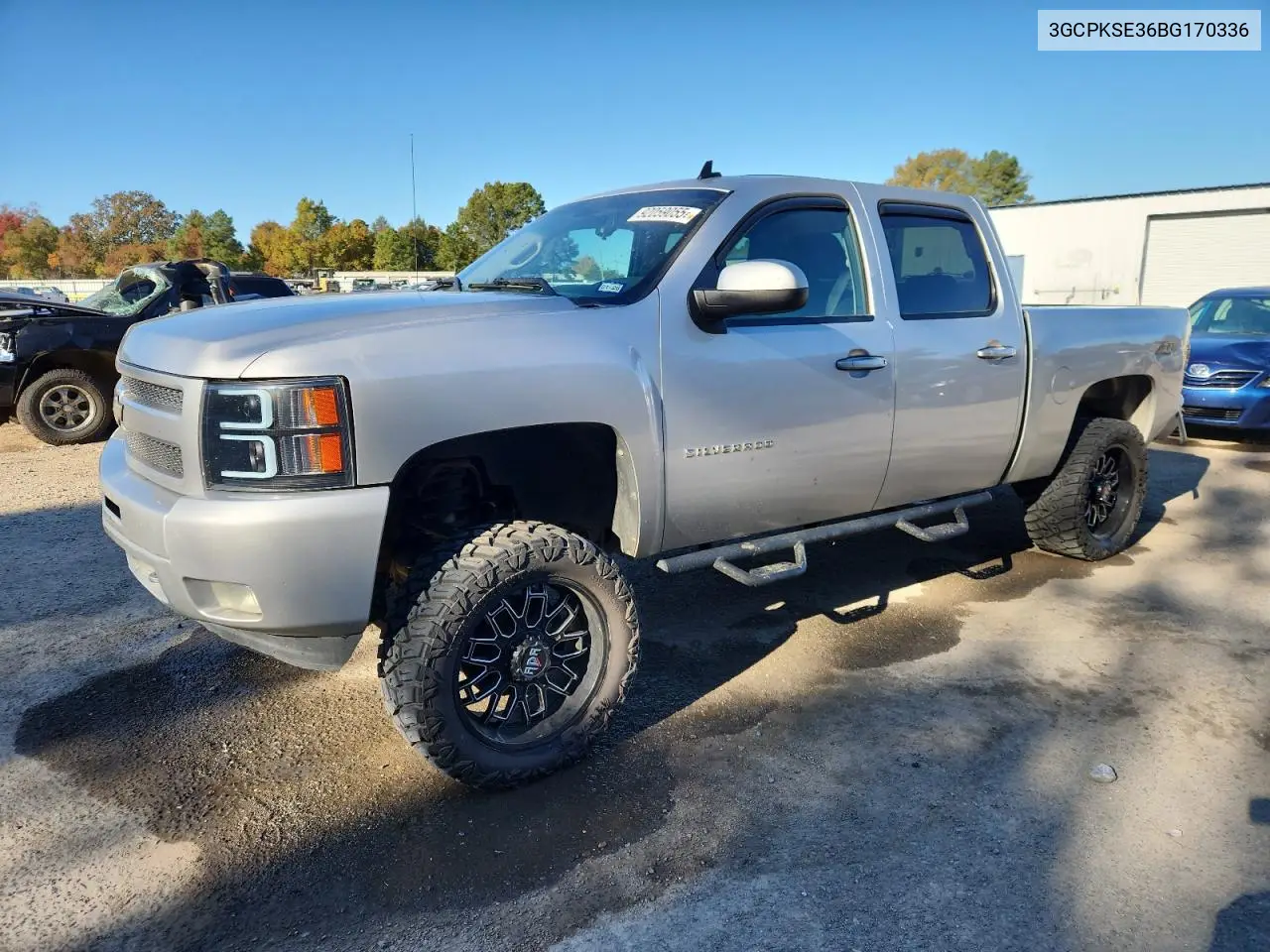 3GCPKSE36BG170336 2011 Chevrolet Silverado K1500 Lt