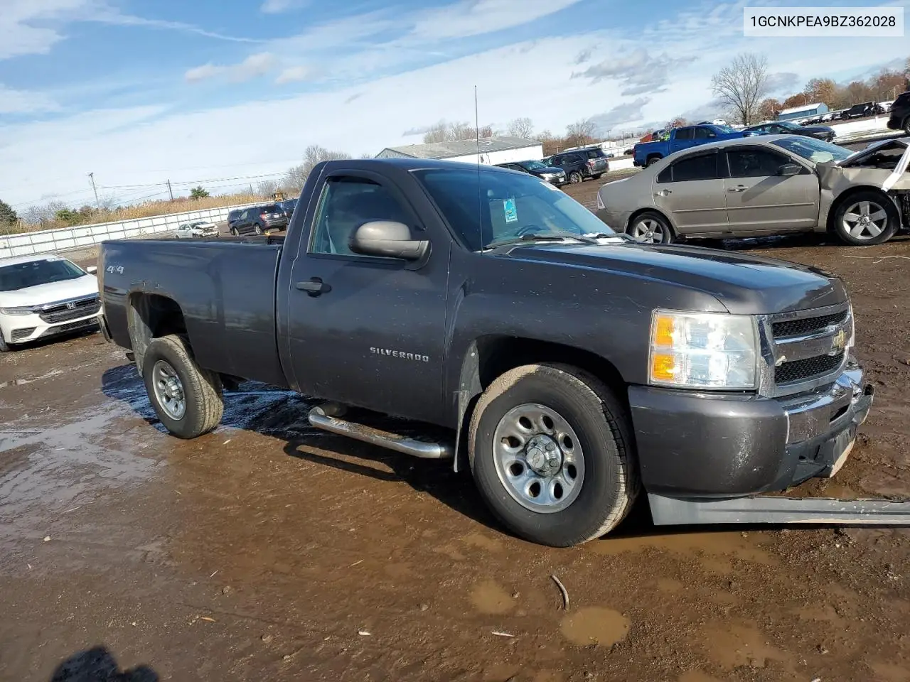 1GCNKPEA9BZ362028 2011 Chevrolet Silverado K1500