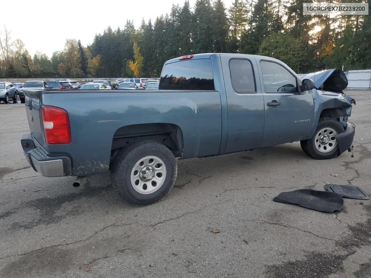 1GCRCPEX7BZ238200 2011 Chevrolet Silverado C1500