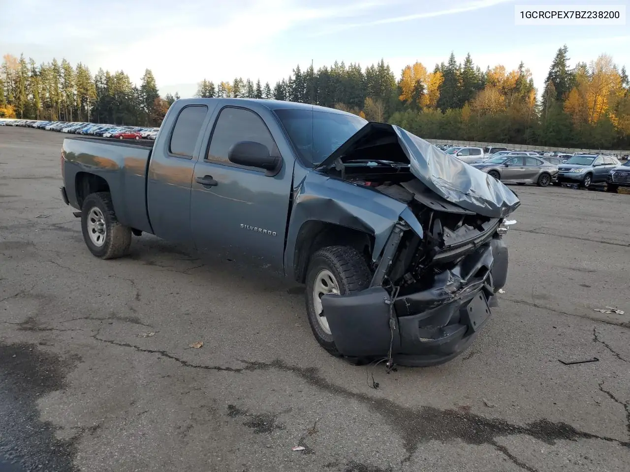 1GCRCPEX7BZ238200 2011 Chevrolet Silverado C1500