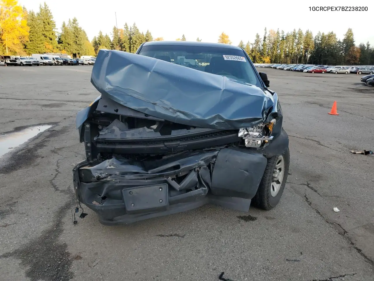 1GCRCPEX7BZ238200 2011 Chevrolet Silverado C1500