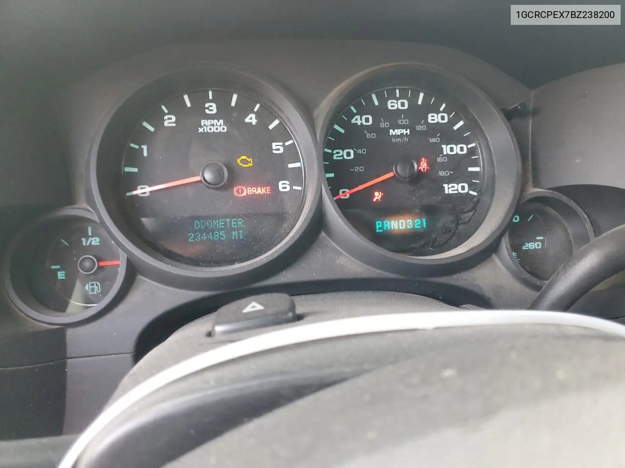 1GCRCPEX7BZ238200 2011 Chevrolet Silverado C1500