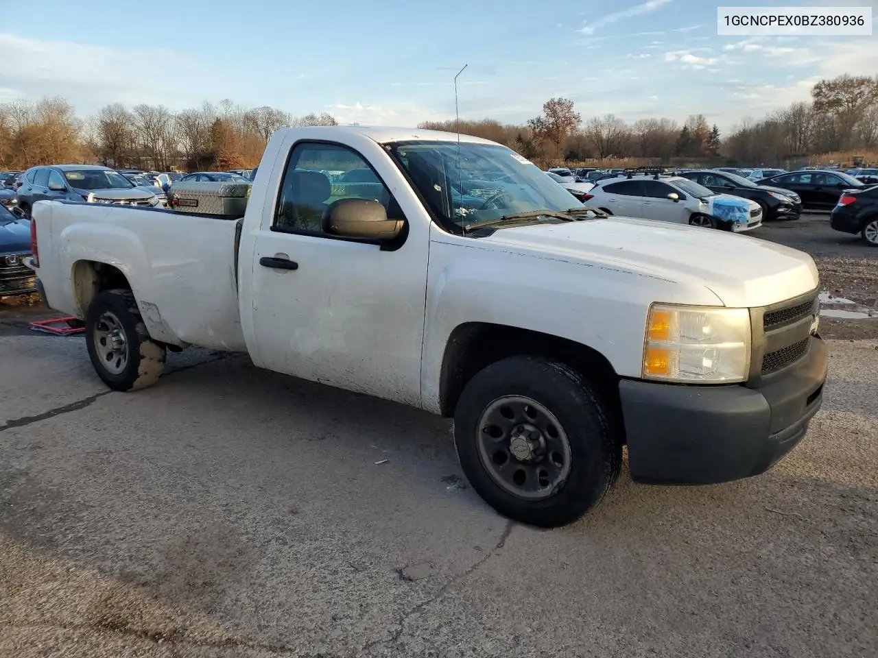 1GCNCPEX0BZ380936 2011 Chevrolet Silverado C1500