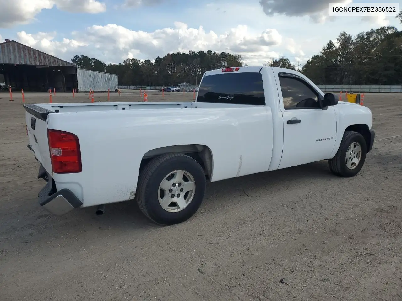 1GCNCPEX7BZ356522 2011 Chevrolet Silverado C1500