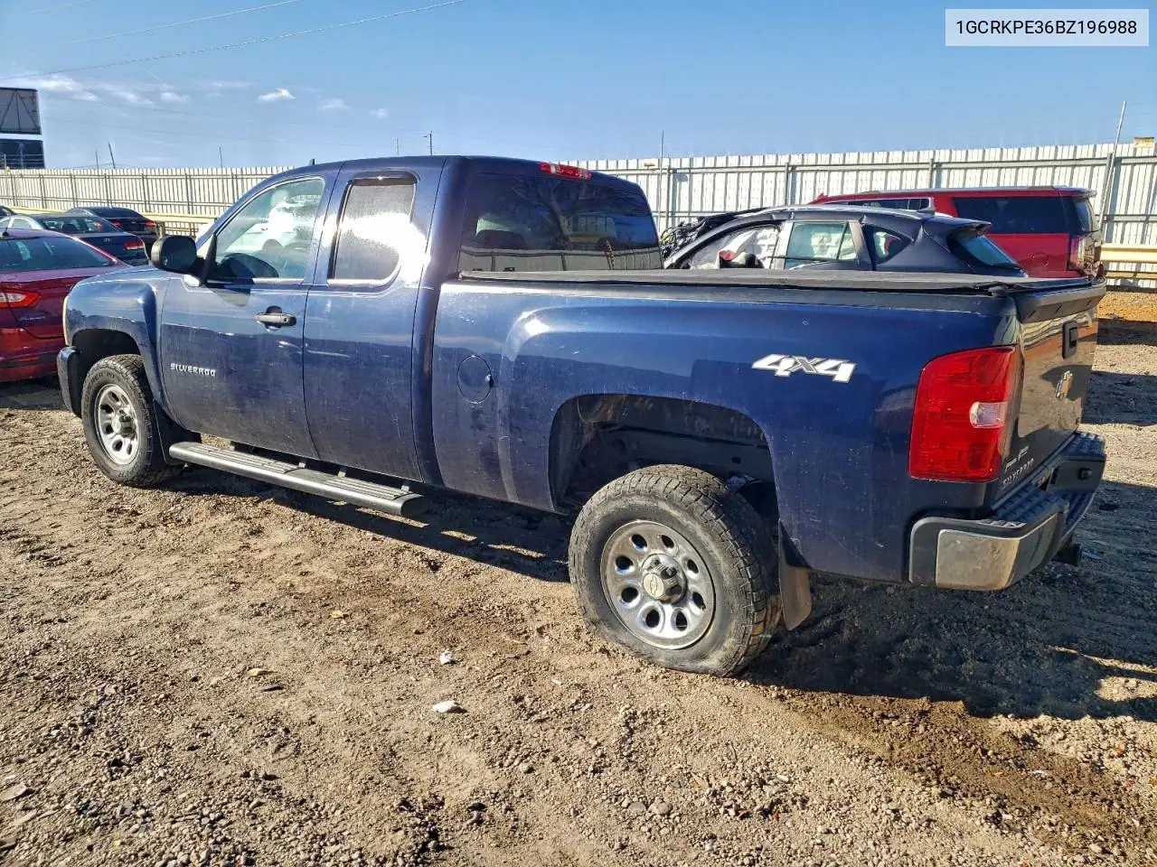 1GCRKPE36BZ196988 2011 Chevrolet Silverado K1500