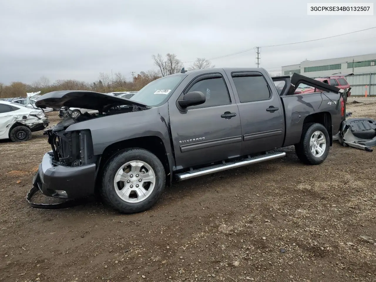 3GCPKSE34BG132507 2011 Chevrolet Silverado K1500 Lt