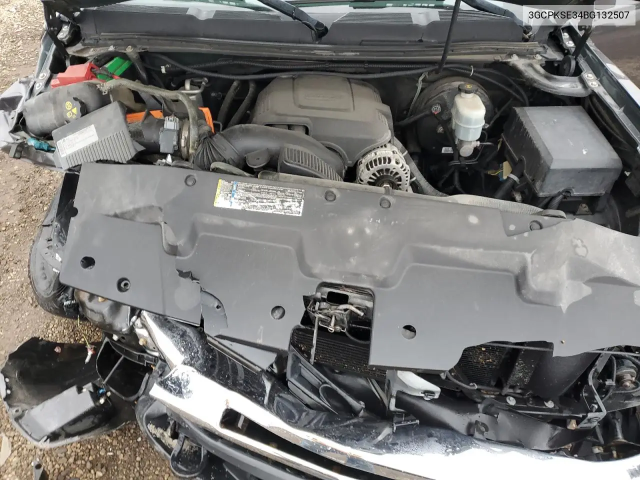 3GCPKSE34BG132507 2011 Chevrolet Silverado K1500 Lt