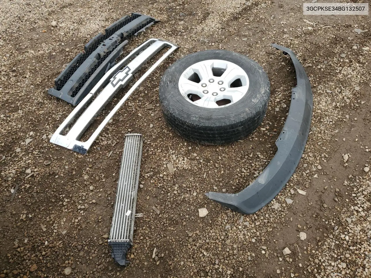 3GCPKSE34BG132507 2011 Chevrolet Silverado K1500 Lt