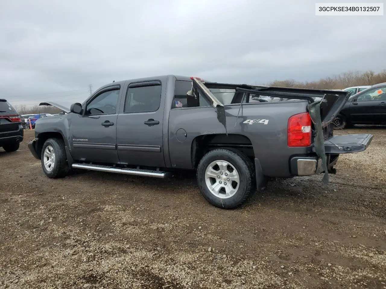 3GCPKSE34BG132507 2011 Chevrolet Silverado K1500 Lt