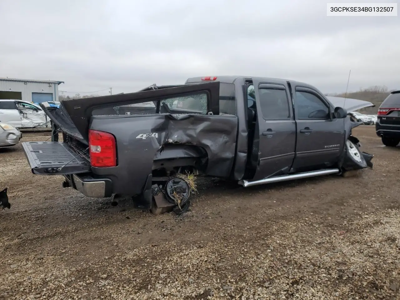 3GCPKSE34BG132507 2011 Chevrolet Silverado K1500 Lt