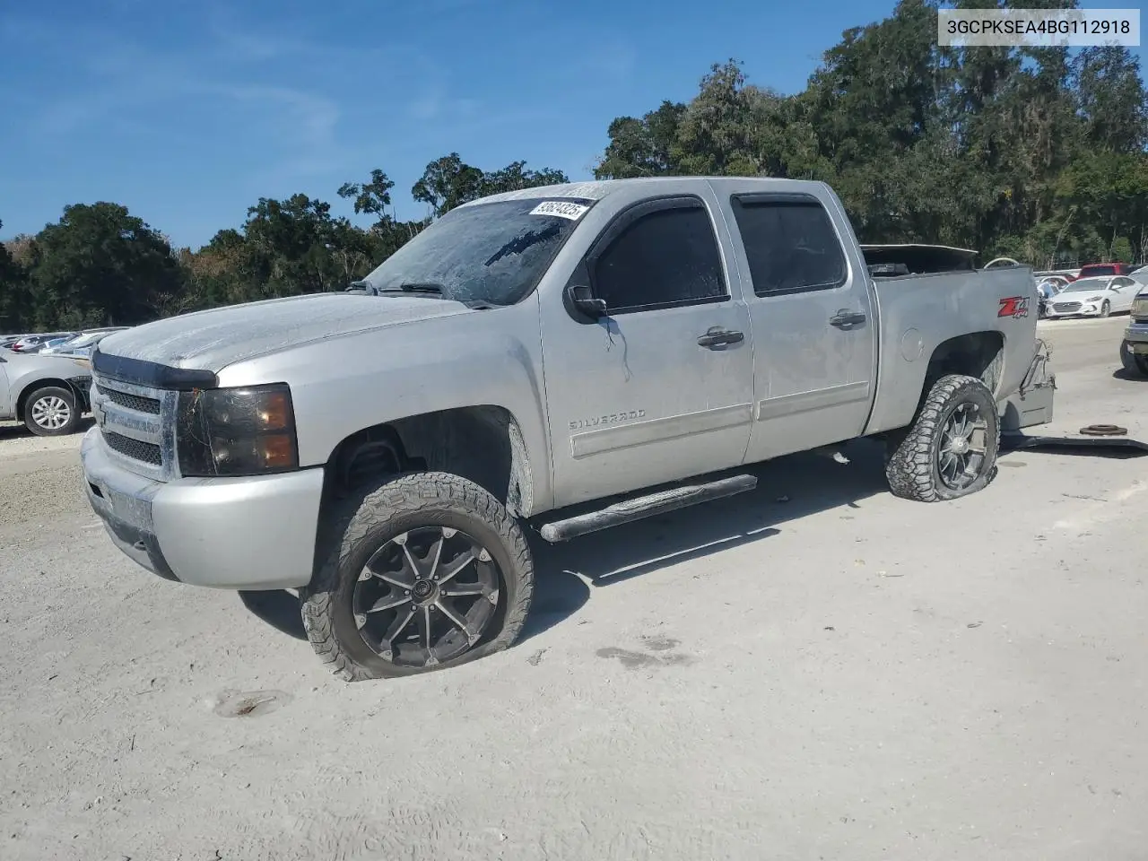 3GCPKSEA4BG112918 2011 Chevrolet Silverado K1500 Lt