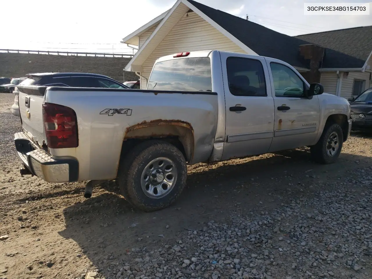 3GCPKSE34BG154703 2011 Chevrolet Silverado K1500 Lt