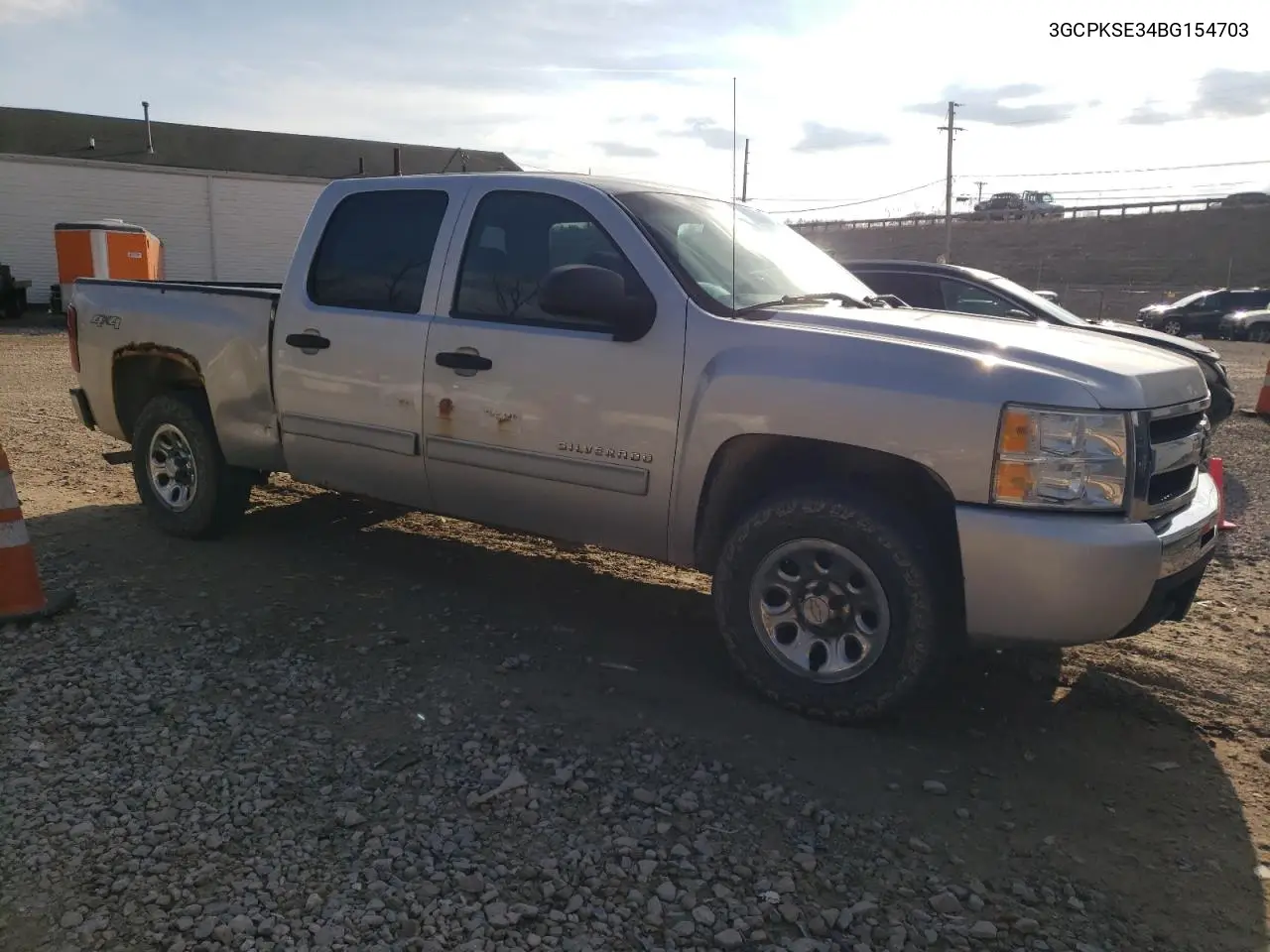 3GCPKSE34BG154703 2011 Chevrolet Silverado K1500 Lt