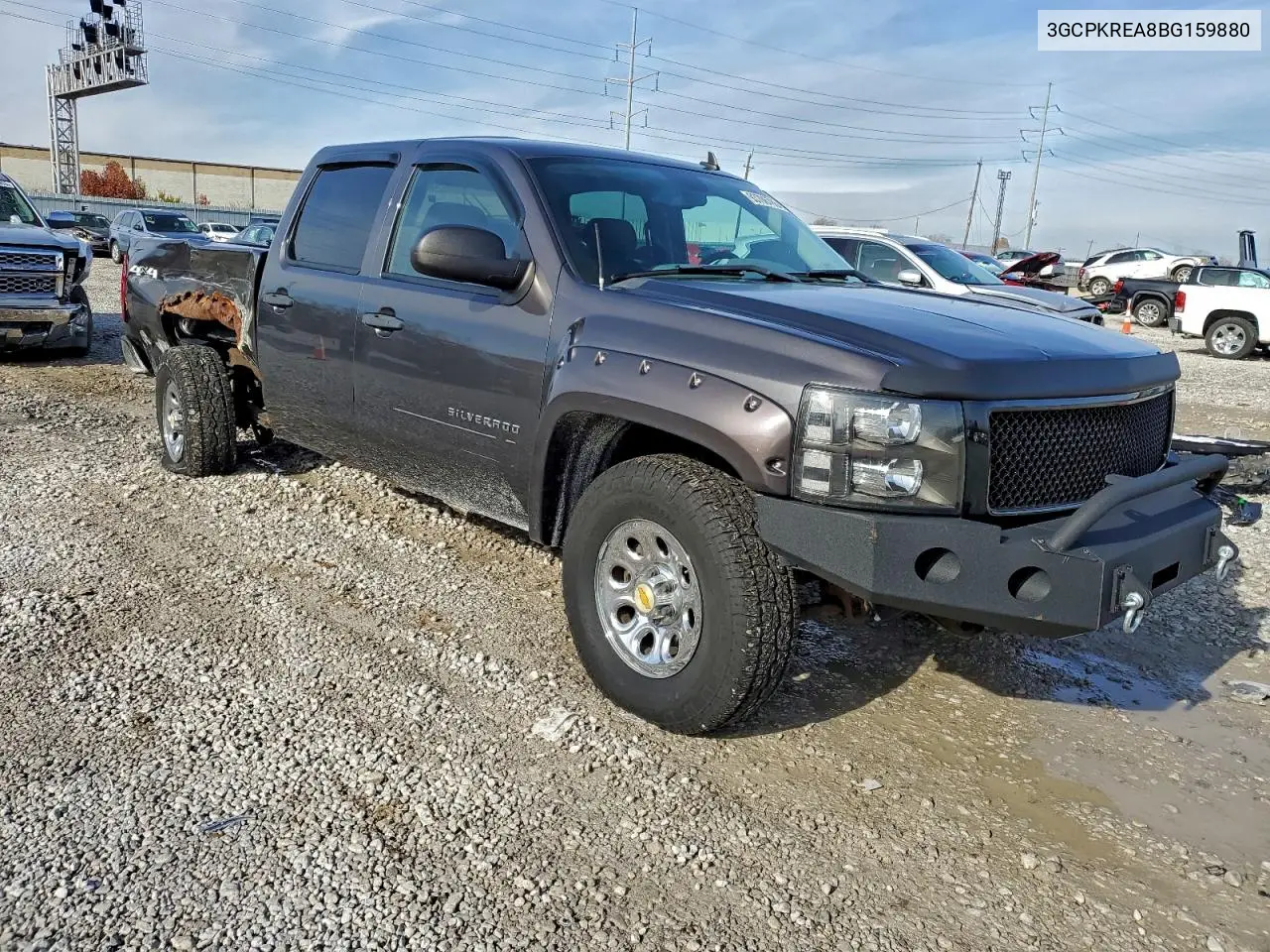 3GCPKREA8BG159880 2011 Chevrolet Silverado K1500 Ls