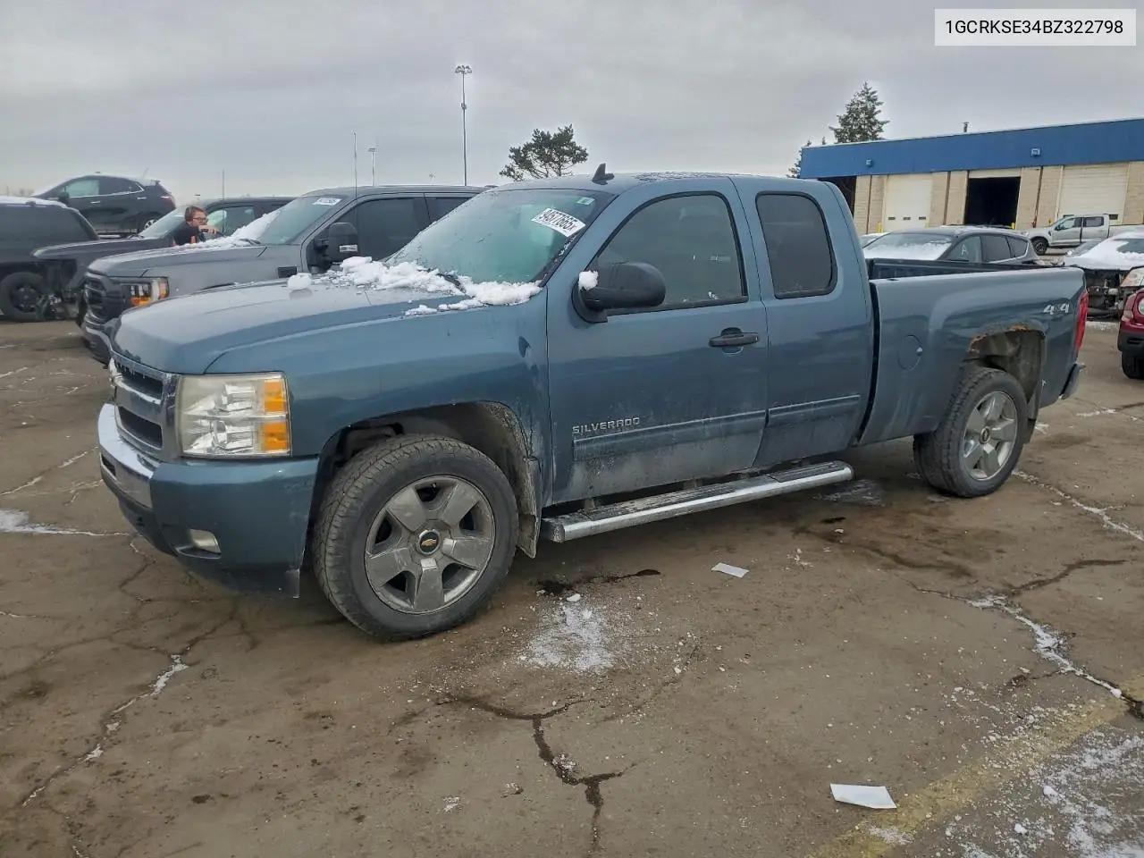 1GCRKSE34BZ322798 2011 Chevrolet Silverado K1500 Lt