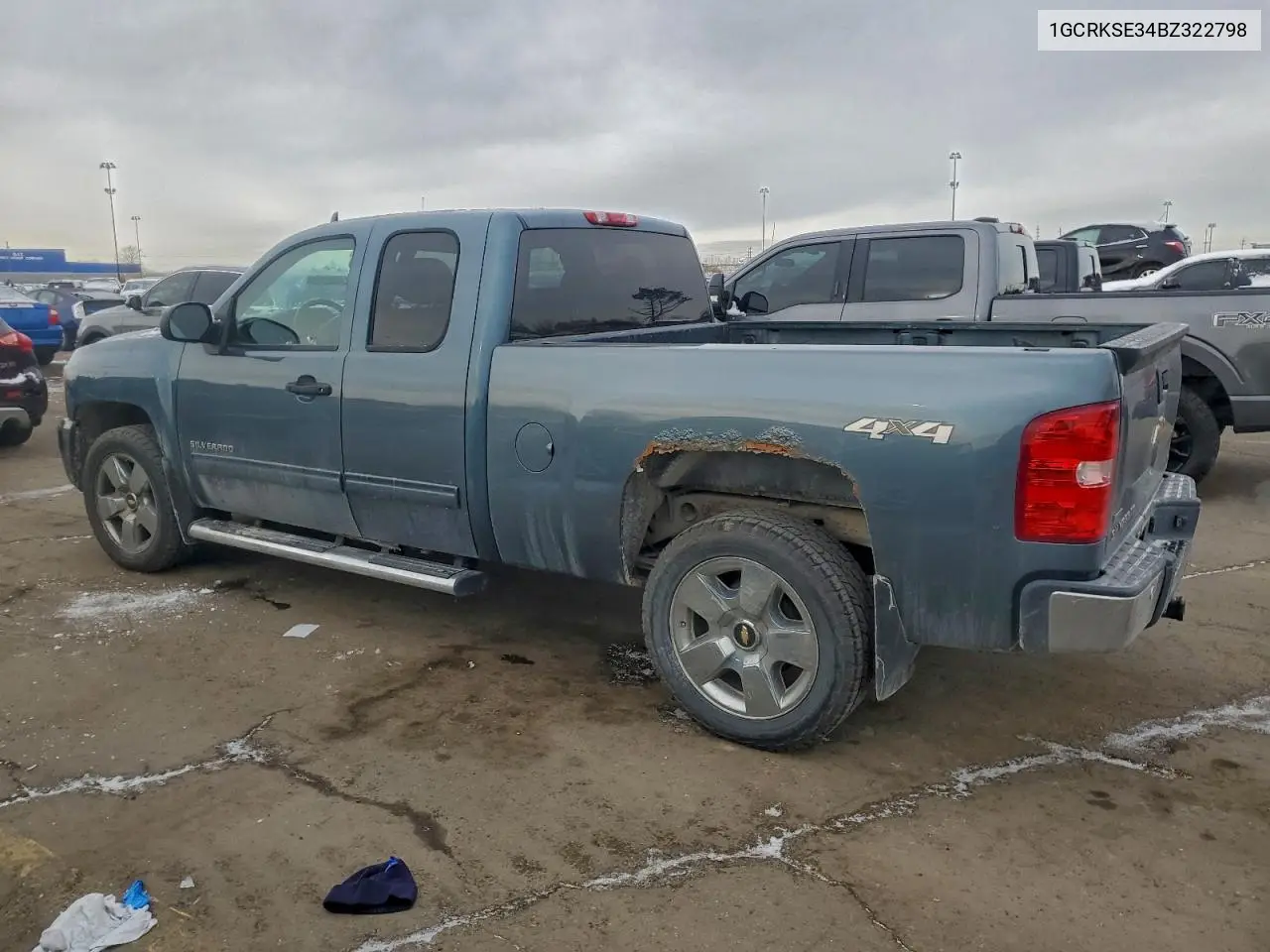 1GCRKSE34BZ322798 2011 Chevrolet Silverado K1500 Lt