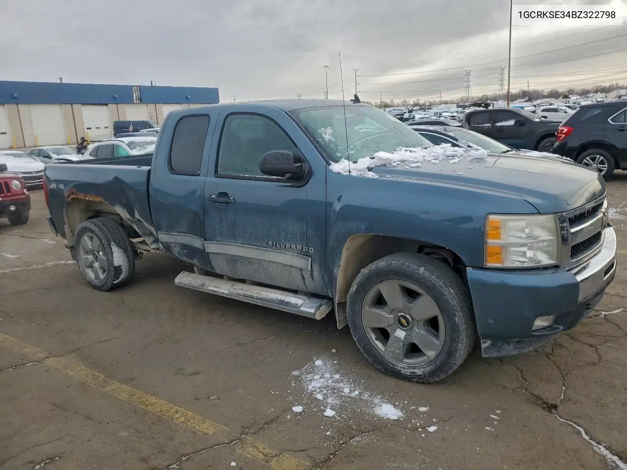 1GCRKSE34BZ322798 2011 Chevrolet Silverado K1500 Lt