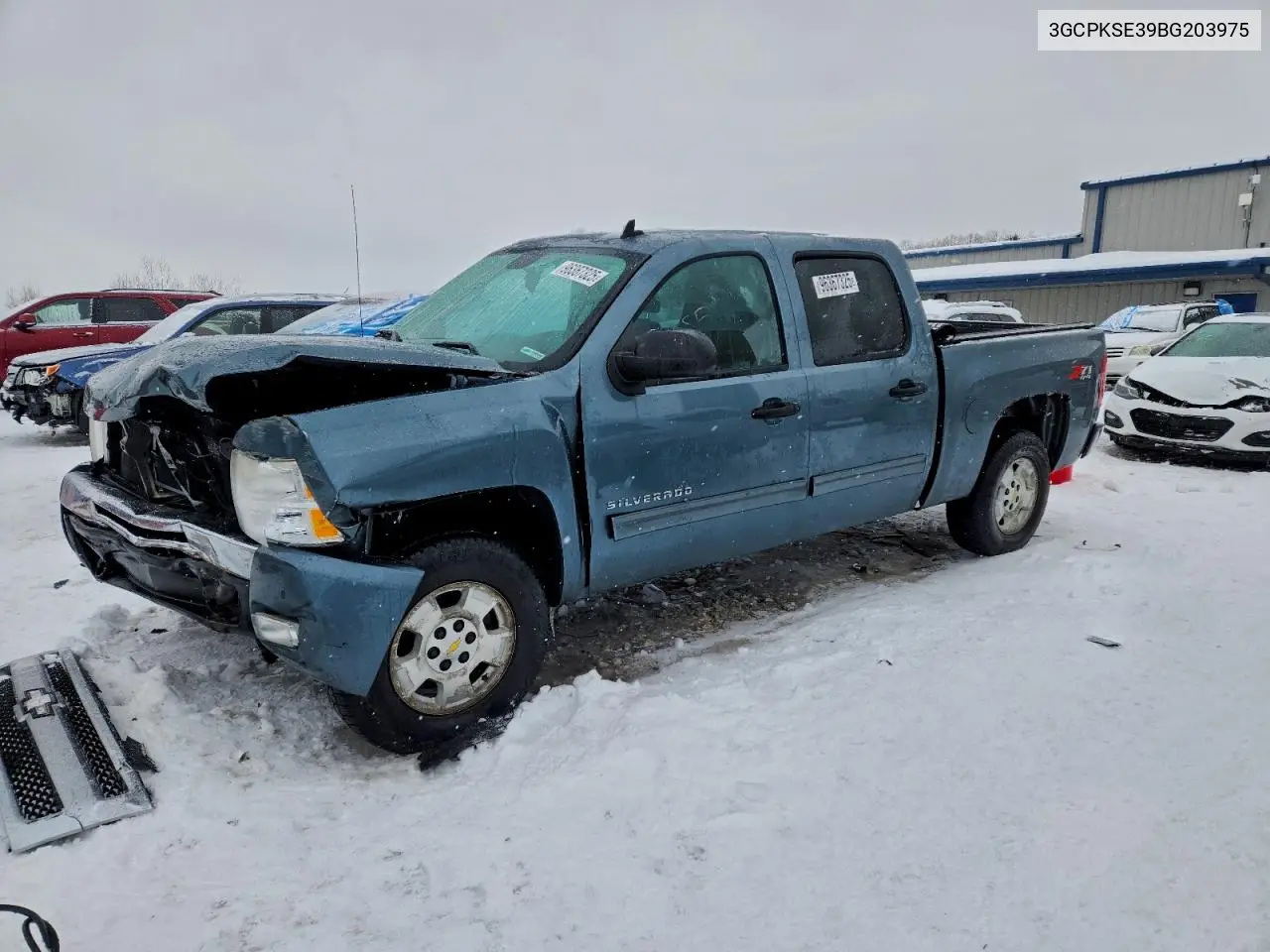 3GCPKSE39BG203975 2011 Chevrolet Silverado K1500 Lt