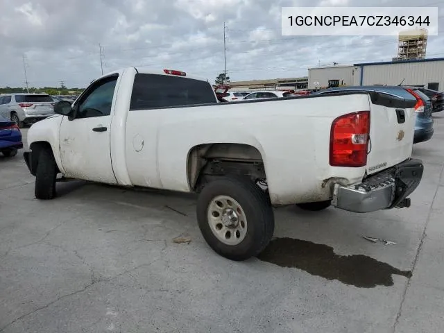 1GCNCPEA7CZ346344 2012 Chevrolet Silverado C1500