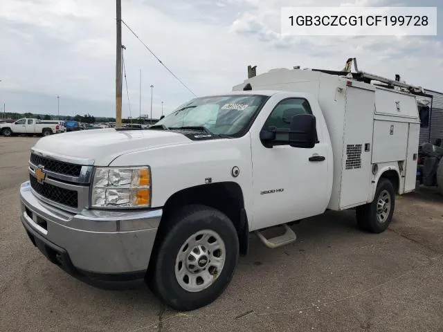 2012 Chevrolet Silverado C3500 VIN: 1GB3CZCG1CF199728 Lot: 62888524