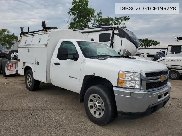 2012 Chevrolet Silverado C3500 VIN: 1GB3CZCG1CF199728 Lot: 62888524