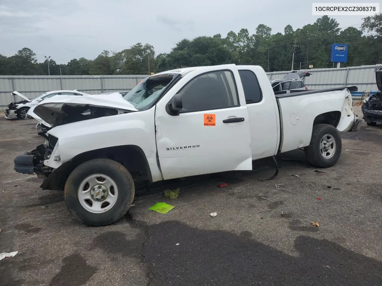 2012 Chevrolet Silverado C1500 VIN: 1GCRCPEX2CZ308378 Lot: 70392054