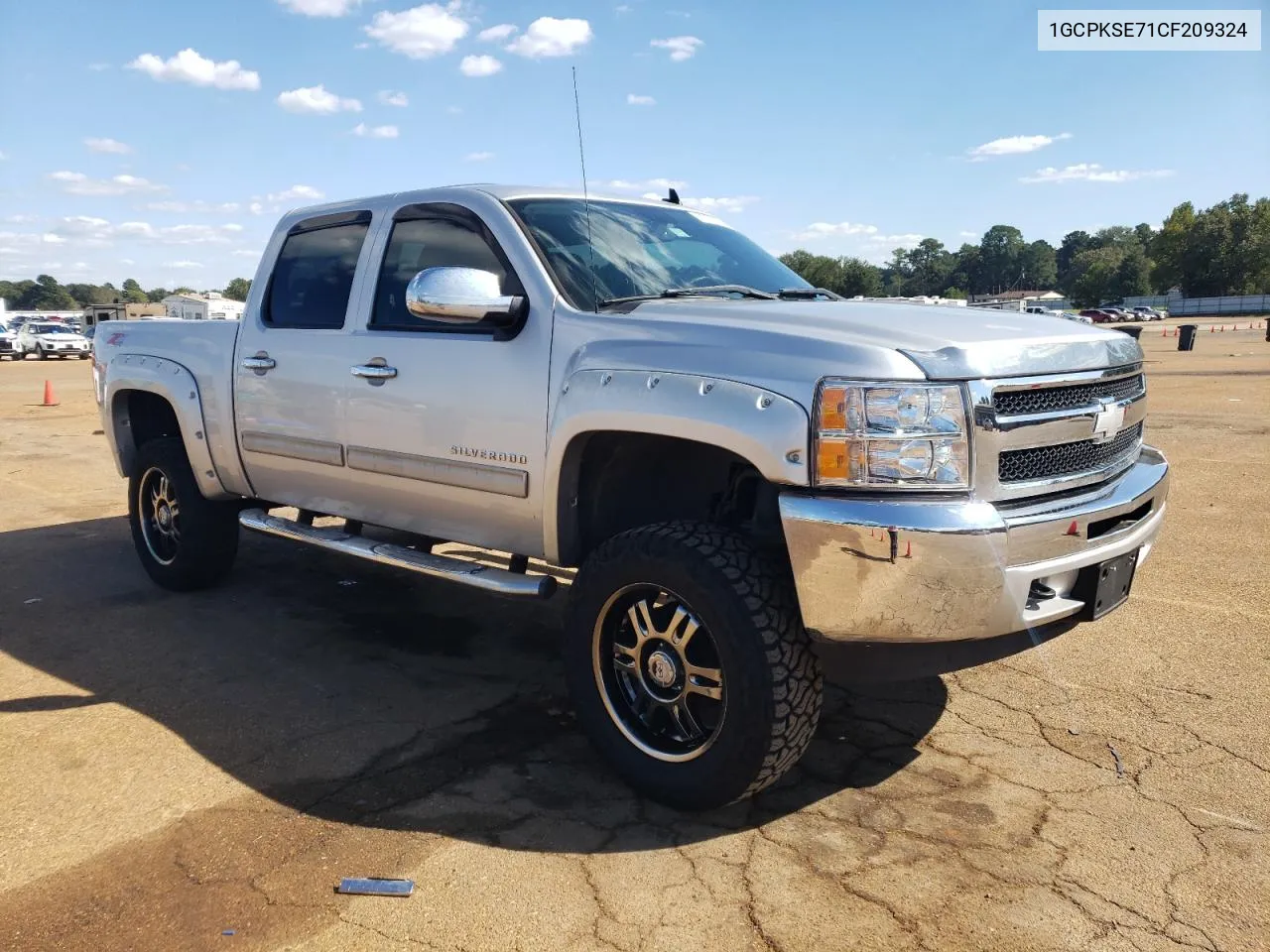 2012 Chevrolet Silverado K1500 Lt VIN: 1GCPKSE71CF209324 Lot: 72552334