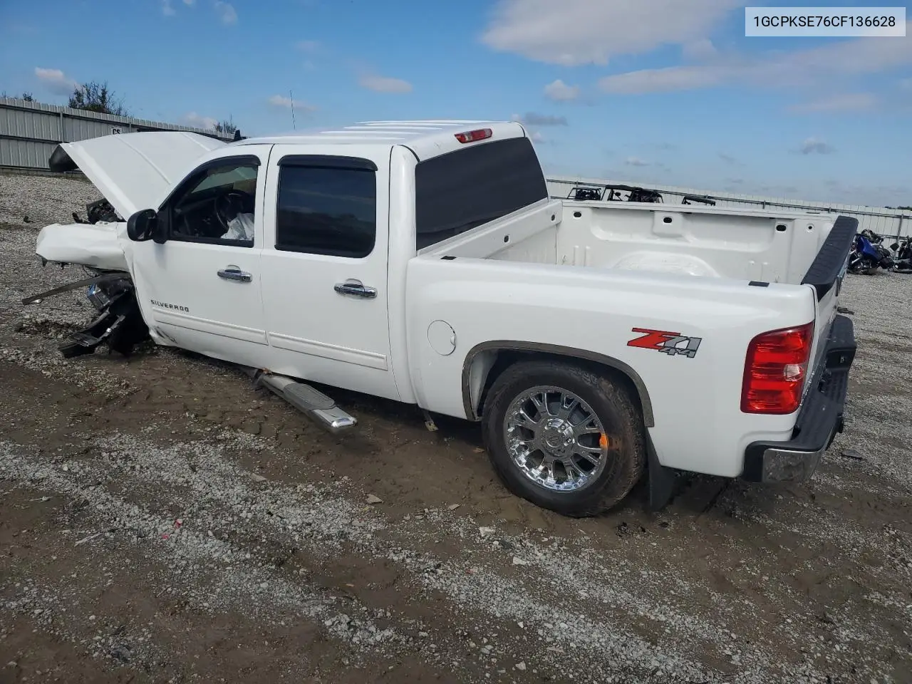 1GCPKSE76CF136628 2012 Chevrolet Silverado K1500 Lt