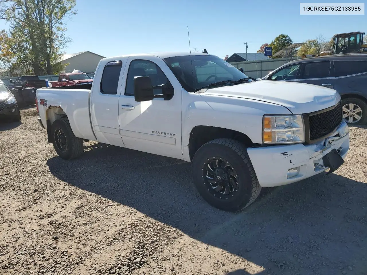 1GCRKSE75CZ133985 2012 Chevrolet Silverado K1500 Lt