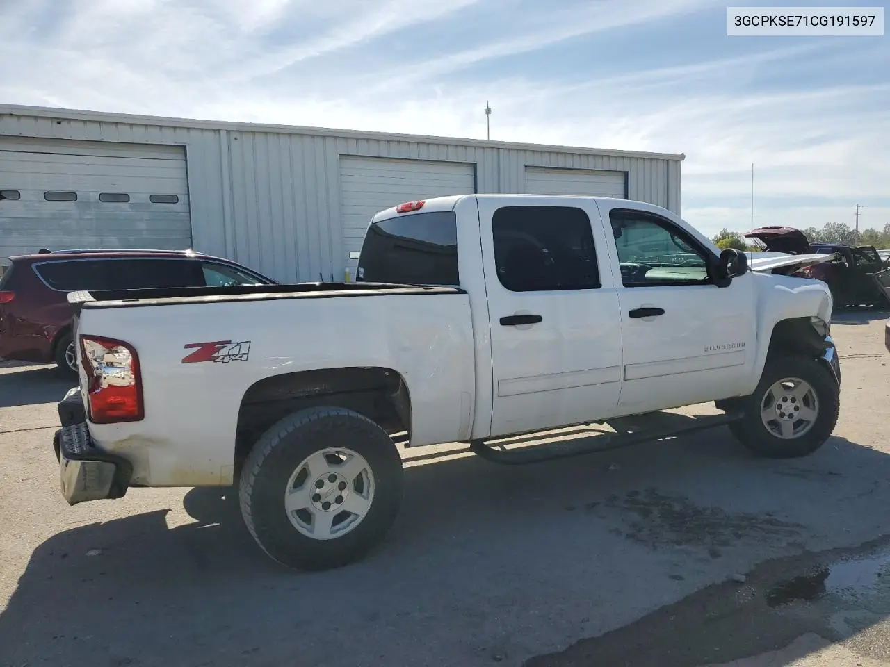 3GCPKSE71CG191597 2012 Chevrolet Silverado K1500 Lt