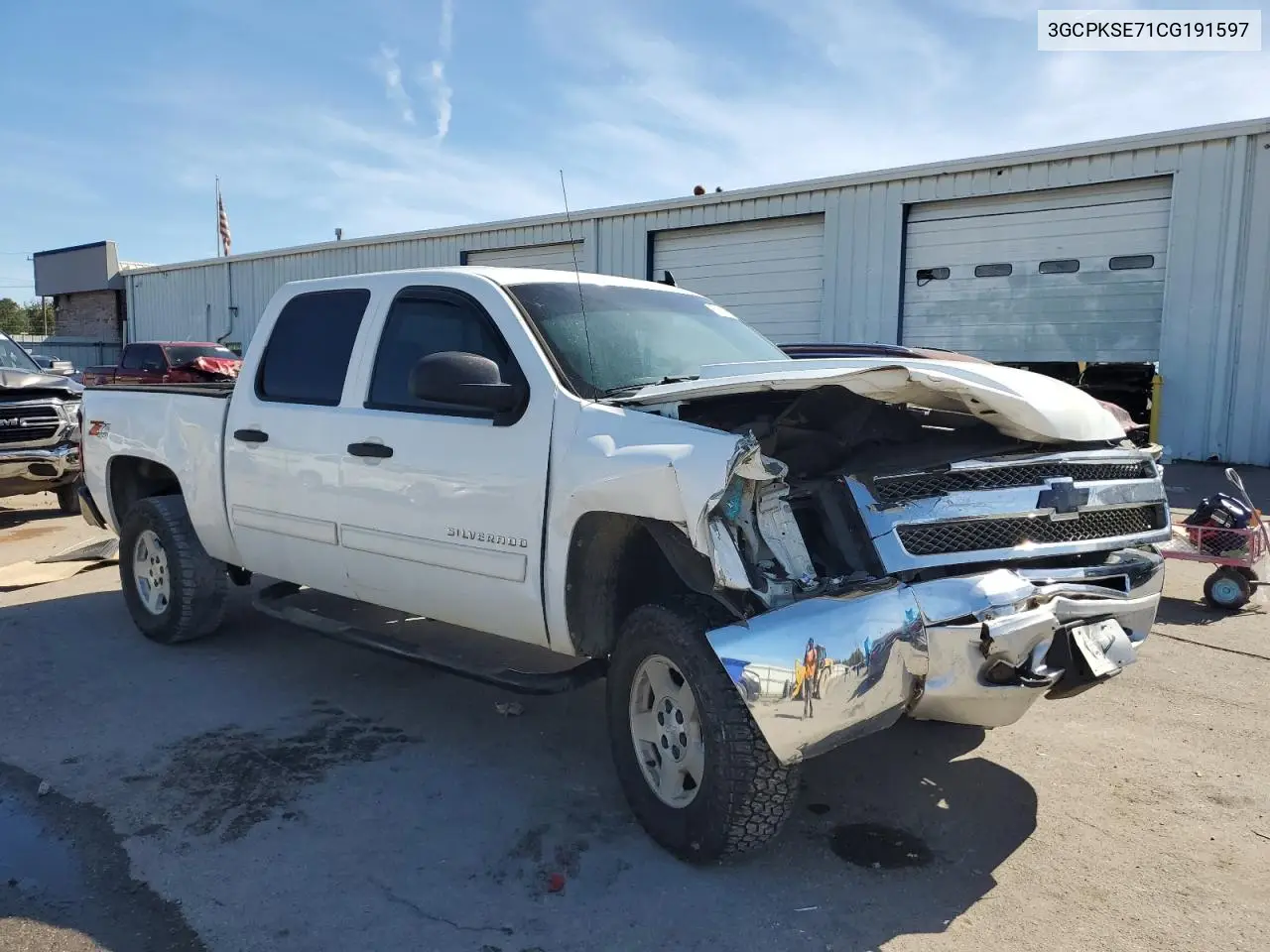3GCPKSE71CG191597 2012 Chevrolet Silverado K1500 Lt