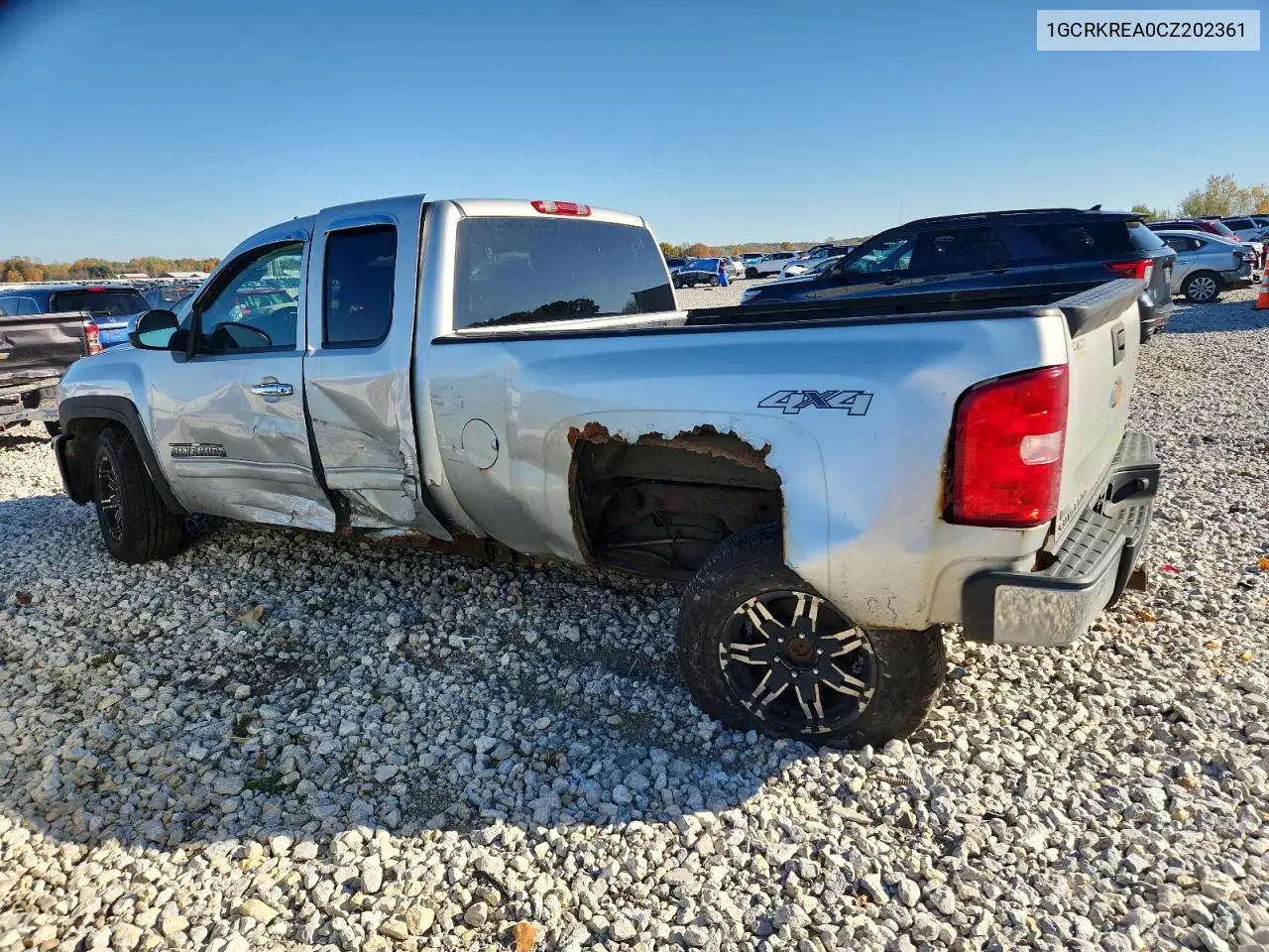 1GCRKREA0CZ202361 2012 Chevrolet Silverado K1500 Ls