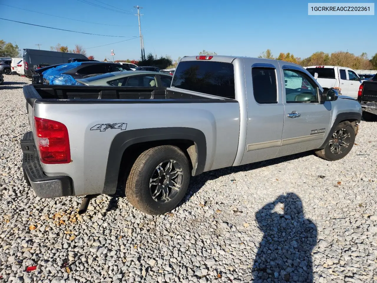 1GCRKREA0CZ202361 2012 Chevrolet Silverado K1500 Ls