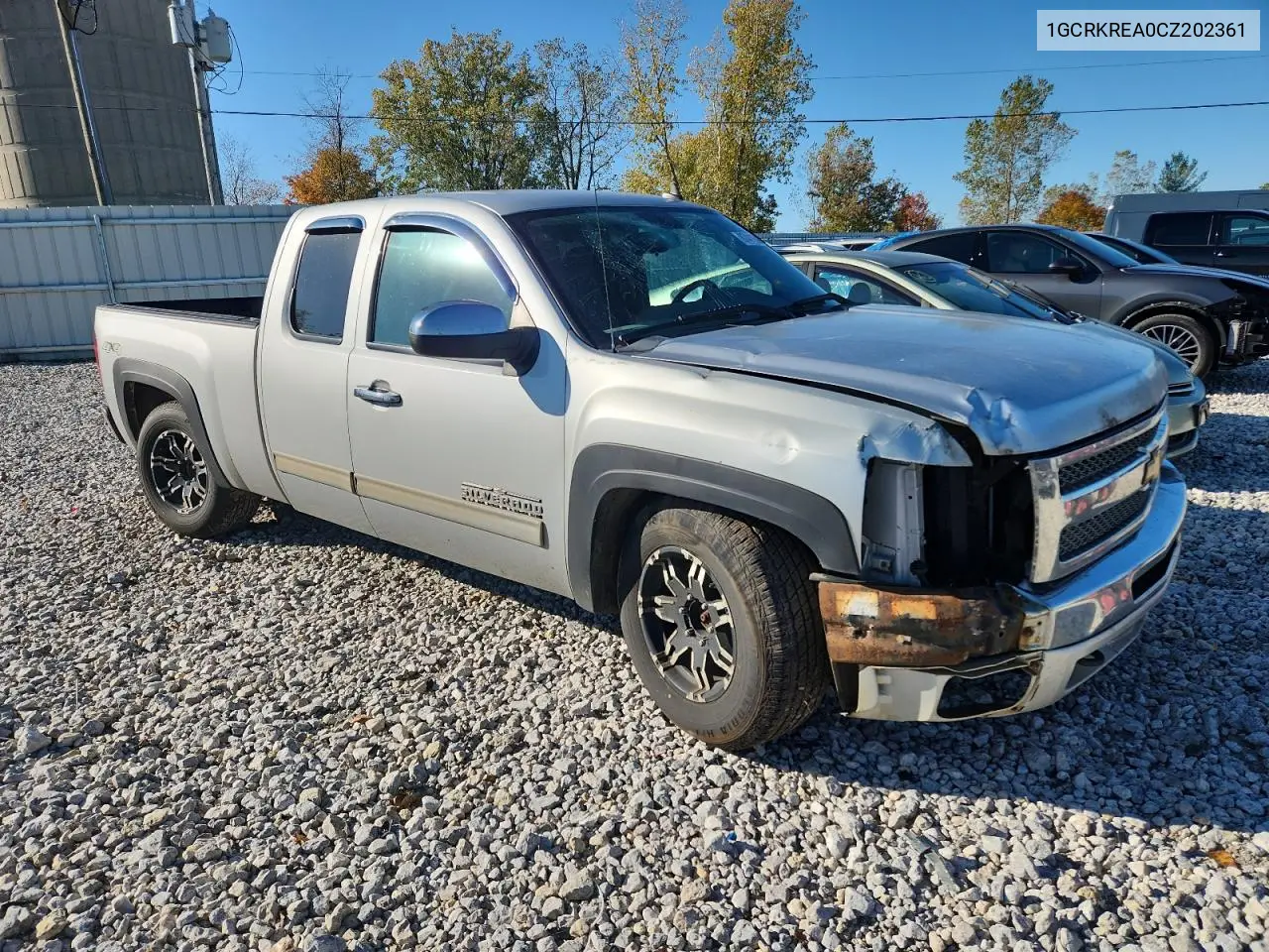 1GCRKREA0CZ202361 2012 Chevrolet Silverado K1500 Ls