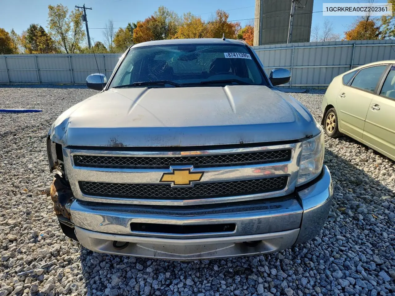 1GCRKREA0CZ202361 2012 Chevrolet Silverado K1500 Ls
