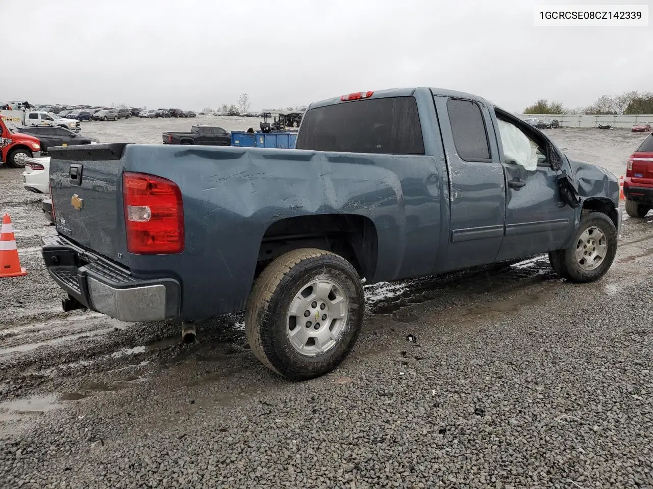 1GCRCSE08CZ142339 2012 Chevrolet Silverado C1500 Lt