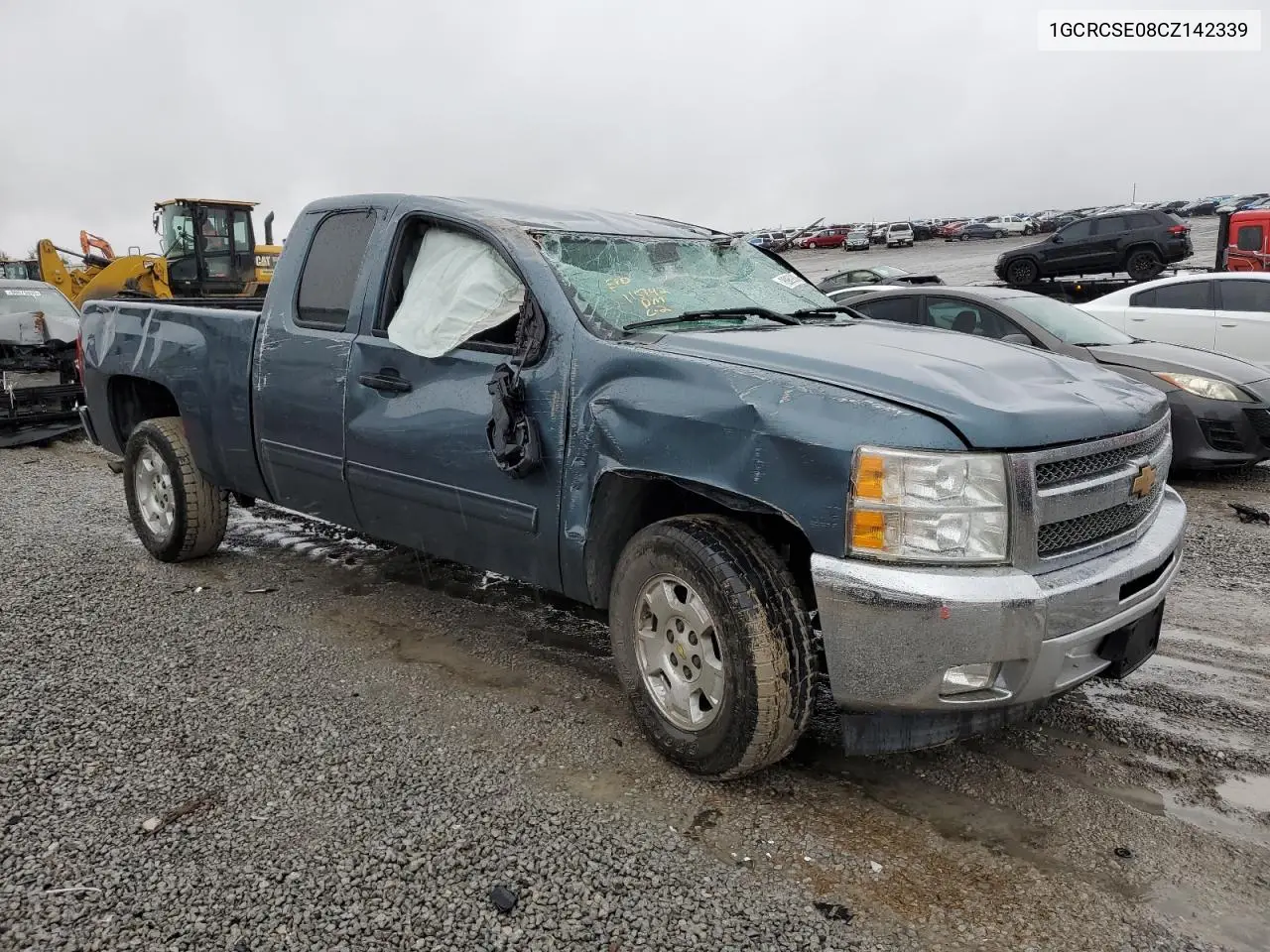 1GCRCSE08CZ142339 2012 Chevrolet Silverado C1500 Lt